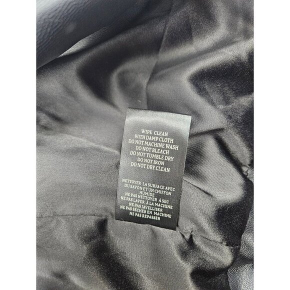 New BlankNYC Under the Radar Vest Womens S Black Vegan Leather Quilted Blank NYC - Picture 9 of 10